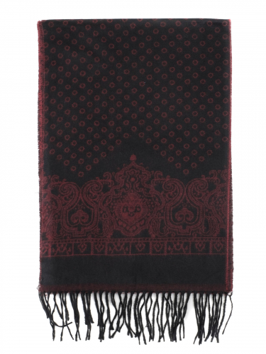 WV212 Полушерстяной мужской шарф