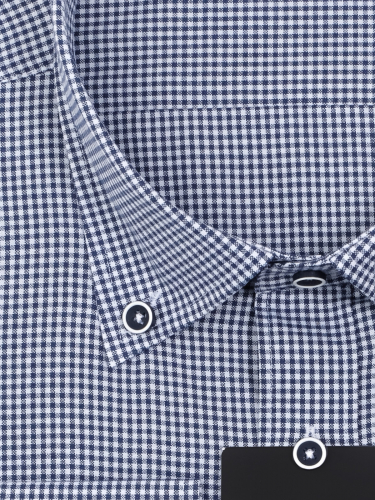 1639TSF Приталенная мужская рубашка с длинным рукавом Slim Fit и воротником Button-Down