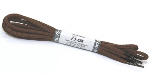 Шнурок А-001 75СМ коричневый