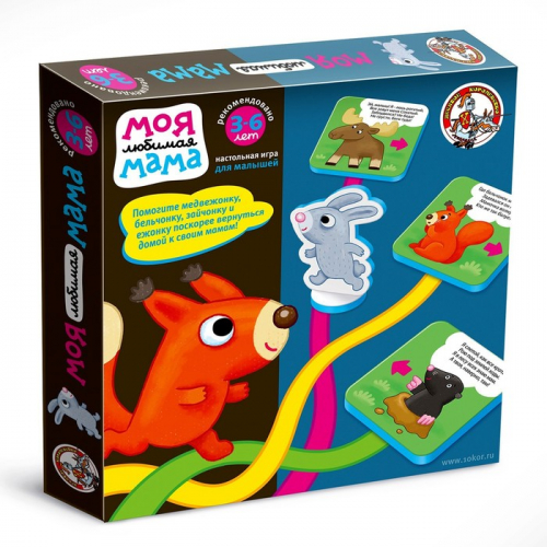 Настольная игра «Моя любимая мама», мягкий