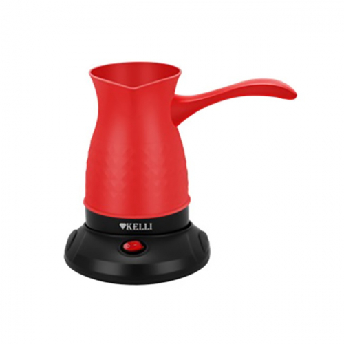 Электрическая турка KL-1394 Красный 800Вт на 4 чашки обьем 600мл (18) оптом