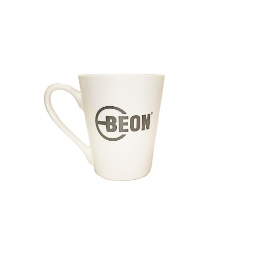 Кружка Beon BN-001 300мл белая керамическая с лого (48) оптом