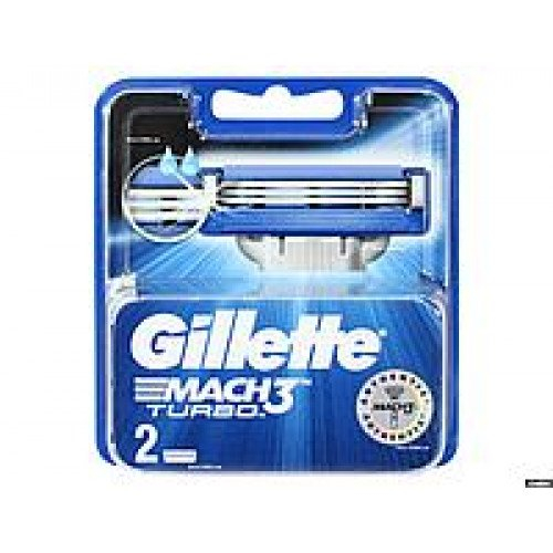 Gillette Mach3 Turbo (2шт) RusPack orig (пластик)