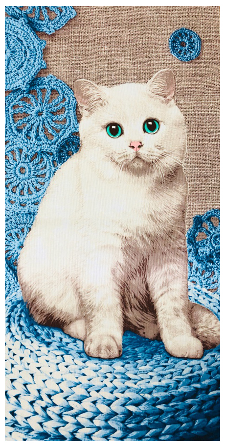 Полотенце вафельное банное КОШЕЧКА р-р 80х150