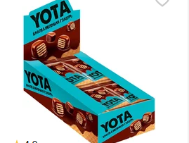   Вафля в молочной шоколадной глазури 40г Yota!