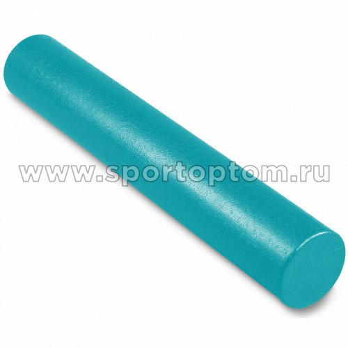 Ролик массажный для йоги INDIGO Foam roll (Валик для спины) IN023 90*15 см Бирюзовый