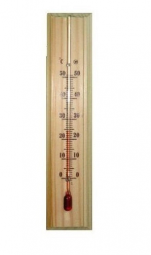 Термометр Комнатный на деревянной основе - Уют - Еврогласс.
