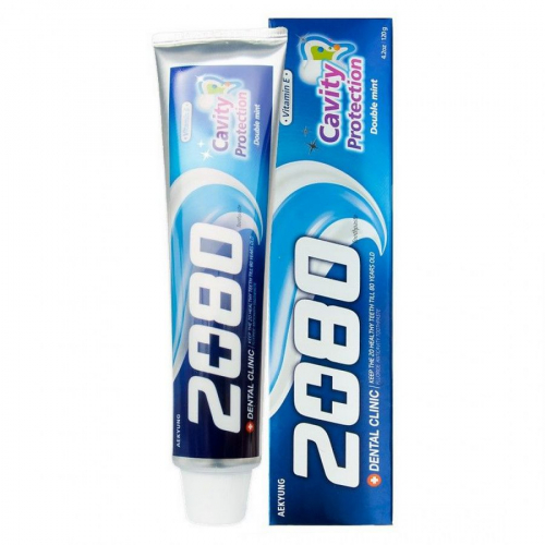Хит продаж KeraSys Зубная паста натуральная мята / Dental Clinic 2080 Cavity Protection, 120 г