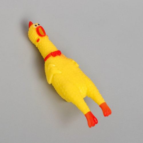 Игрушка пищалка «Курица», 16 см, дворняга