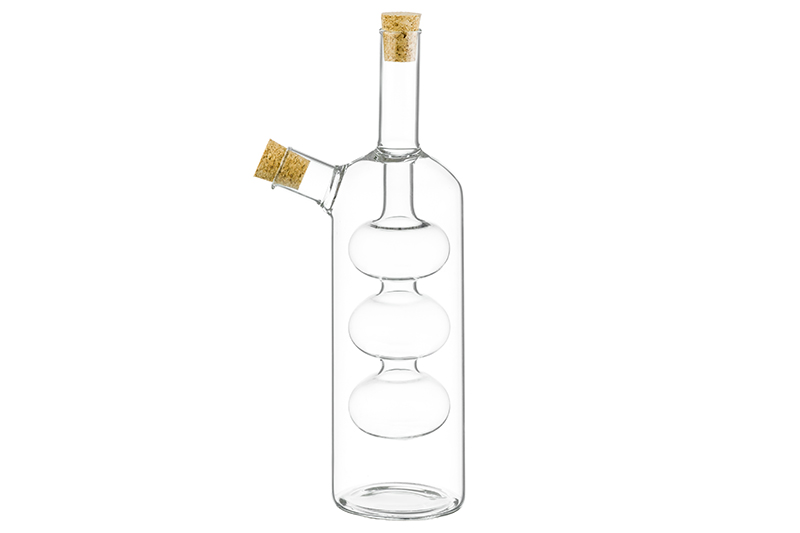 Бутылка для масла/уксуса/соевого соуса 2в1 230+80 мл 9*5,8*21 см