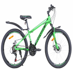 Велосипед 24 AVENGER A244D (DISK) (21-ск.) (ALU рама) ЗЕЛЕНЫЙ/ЧЕРНЫЙ ...