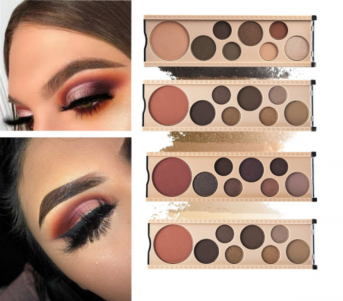 Палетка теней+румяна DoDo Girl Eyeshadow & Blusher Palette (ряд 4шт)