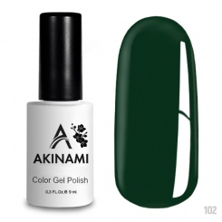 AСG102	Akinami Color Gel Polish Dark Green