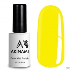 AСG103	Akinami Color Gel Polish Bright Yellow