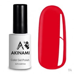 AСG114	Akinami Color Gel Polish Space Red