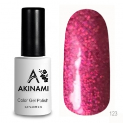 AСG123	Akinami Color Gel Polish Pink Holography