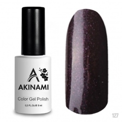 AСG127	Akinami Color Gel Polish Black Brown