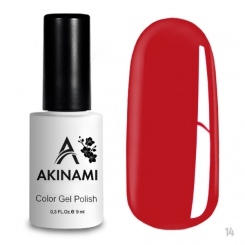 AСG014	Akinami Color Gel Polish Red Coral