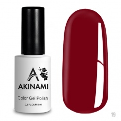 AСG019	Akinami Color Gel Polish Dark Red