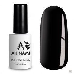 AСG002	Akinami Color Gel Polish Black