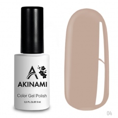 AСG004	Akinami Color Gel Polish Pale Beige