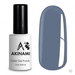 AСG080	Akinami Color Gel Polish Dusty Blue