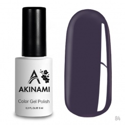 AСG084	Akinami Color Gel Polish Gray Violet