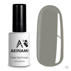 AСG086	Akinami Color Gel Polish Gray Silk