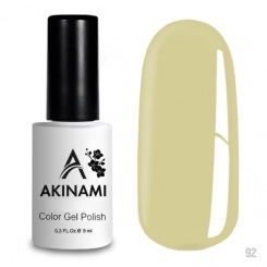 AСG092	Akinami Color Gel Polish Pale Yellow