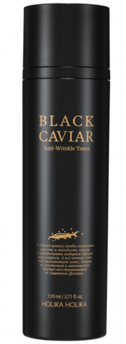 Повышающий упругость кожи тонер для лица с черной икрой Black Caviar Anti-Wrinkle Toner 100мл