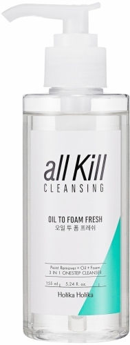 Очищающее масло-пенка All Kill Cleansing Oil To Foam Fresh 155мл
