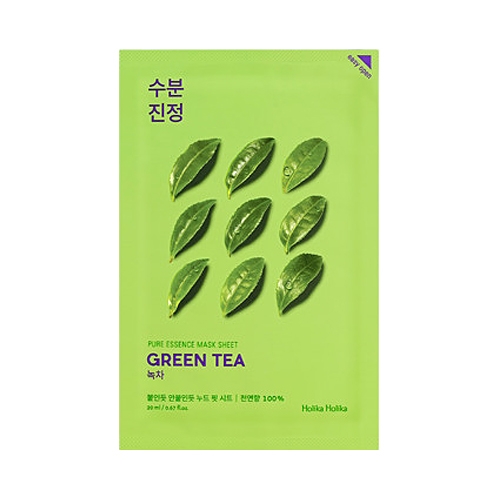 Противовоспалительная тканевая маска  зеленый чай Pure Essence Mask Sheet Green Tea 1шт