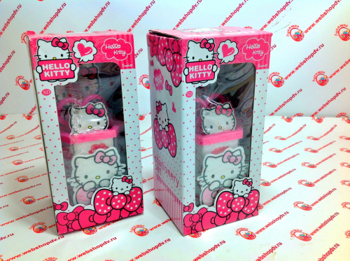 Набор канцелярский в стаканчике «Hello Kitty» в подарочной упаковке