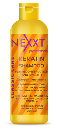 KERATIN-SHAMPOO for RECONSTRUCTION and SMOOTH