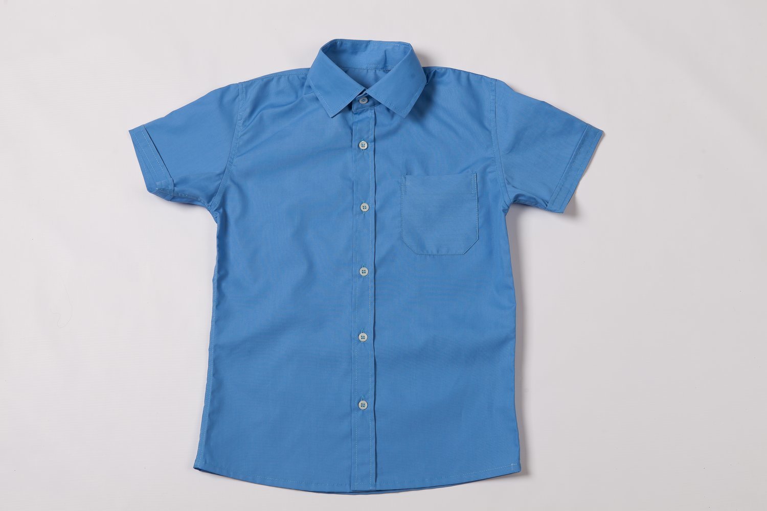 Остин синяя рубашка для мальчика с коротким рукавом артикул bt4x23