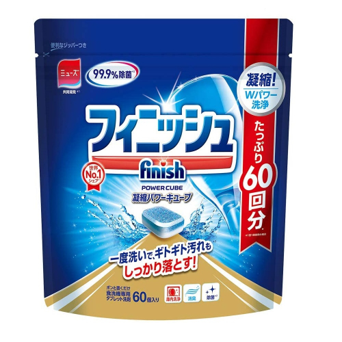 Finish (Япония) Таблетки для посудомоечных машин Finish Tablet 60 шт. (мягкая упаковка)
