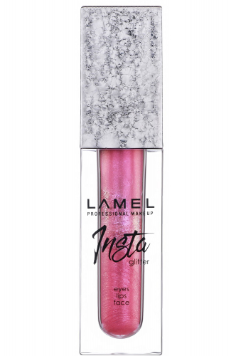 LAMEL Professional, Глиттер жидкий для макияжа INSTA Liquid Eyeshadow glitter т.402 5,3 мл LAMEL Professional