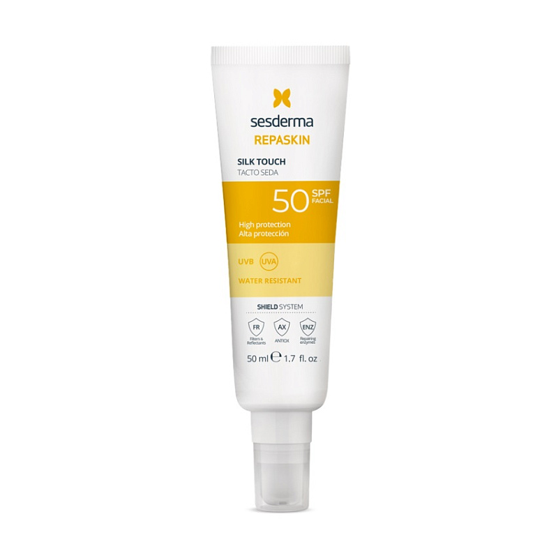 SESDERMA Средство солнцезащитное с нежностью шелка для лица SPF 50 / REPASKIN SILK TOUCH Facial sunscreen SPF 50 50 мл