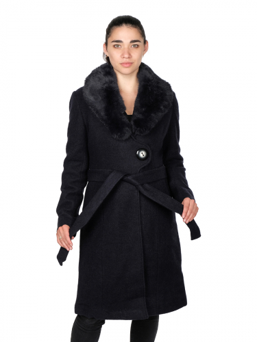 Пальто AOSHA MB293, черный