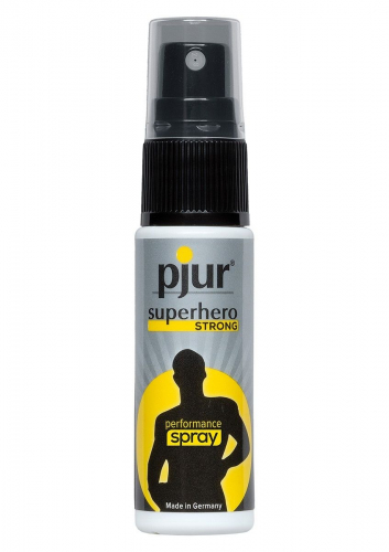Пролонгирующий мужской спрей с экстрактом имбиря Pjur Superhero Performance Spray Strong (20 мл)