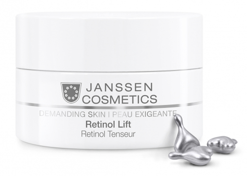 JANSSEN Капсулы с ретинолом для разглаживания морщин Retinol Lift, 150 капсул