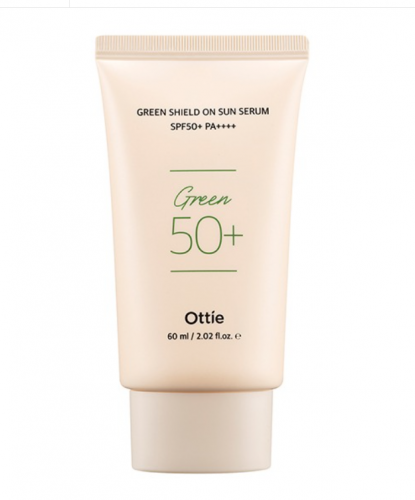 Солнцезащитный серум для чувствительной кожи Ottie Green Shield On Sun Serum SPF50 (60 мл)