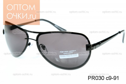 Солнцезащитные очки, Поляризационные. RETRO MODA metal polarized