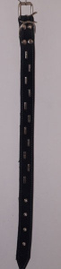 Осипов Ошейник двойной с украшением на спилке длина 57 см ширина 3,6 см