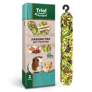 Triol Original палочки для грызунов с овощами 2шт. 50 г