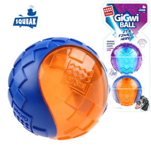 GiGwi Игрушка для собак Два мяча с пищалкой