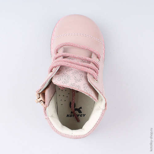 Ботинки розовый