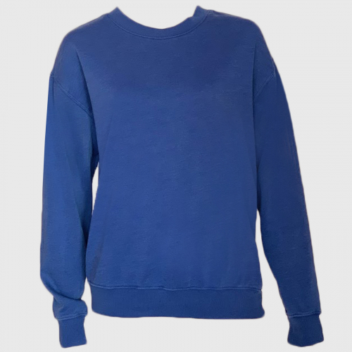 Женская синяя кофта-джемпер – чистый неформальный стиль на каждый день №164
