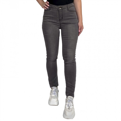 Женские облегающие джинсы Ciano Farmer - Выбирая среднюю посадку и графитовый цвет, вы никогда не прогадаете! №121