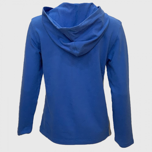 Женская синяя толстовка ОТТО Collection – дизайнерский приталенный sport-тренд №877